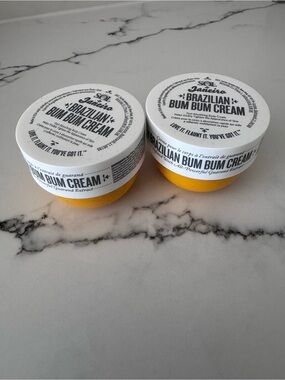 Sol de Janeiro Bum Bum Cream Jar - Yellow & White